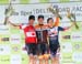 Canadian National Road Champion Bruno LANGLOIS (Garneau-Quebecor) 2nd, Ryan ROTH (Silber Pro Cycling) 1st, Steve FISHER (Canyon Bicycles âÄì Shimano) 3rd. 		CREDITS:  		TITLE:  		COPYRIGHT: